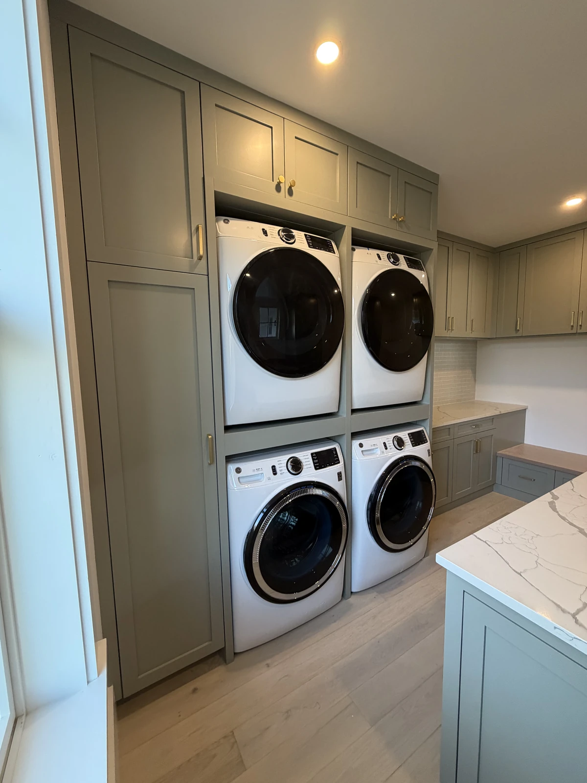 Custom laundry room cabinetry